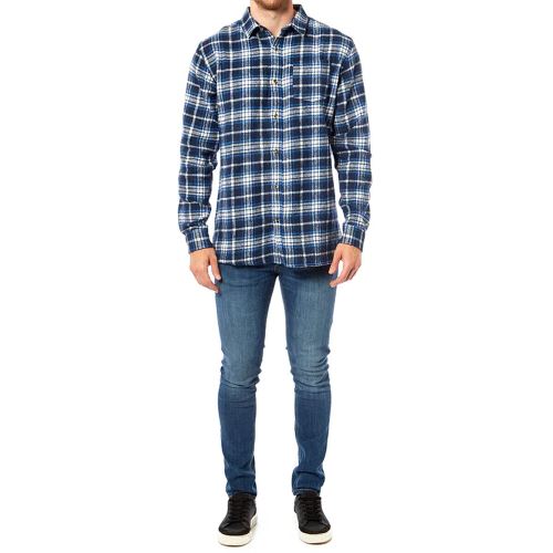 Camicia da Uomo a Quadri in Flanella