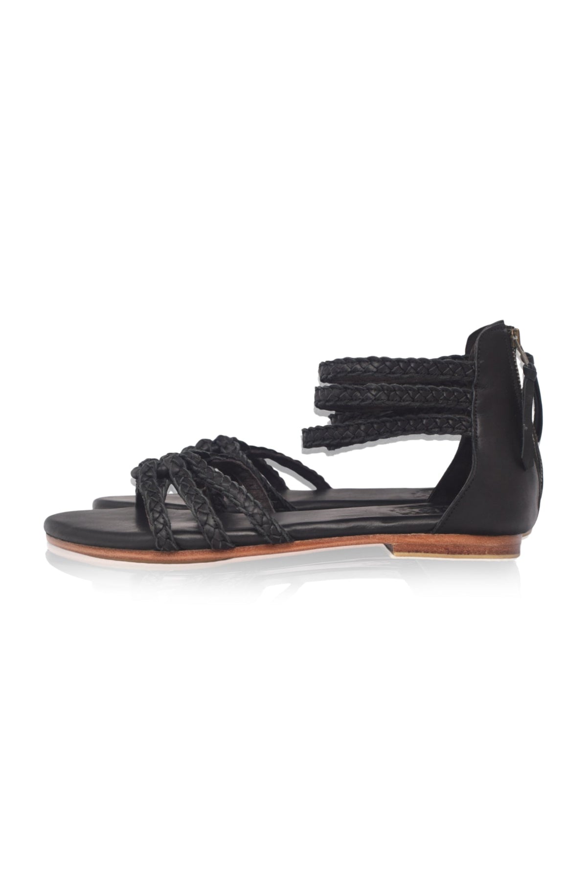 Sandali Donna All Aboard in Pelle Intrecciata - Comodi ed Eleganti