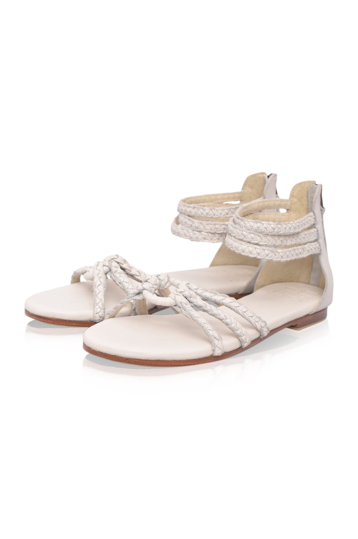 Sandali Donna All Aboard in Pelle Intrecciata - Comodi ed Eleganti