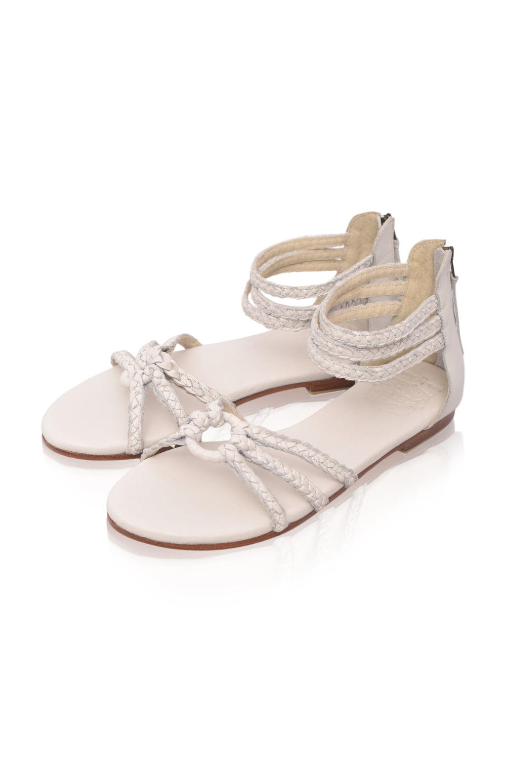 Sandali Donna All Aboard in Pelle Intrecciata - Comodi ed Eleganti