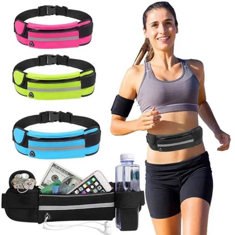 Marsupio Sportivo Impermeabile con Porta Borraccia – Running e Ciclismo