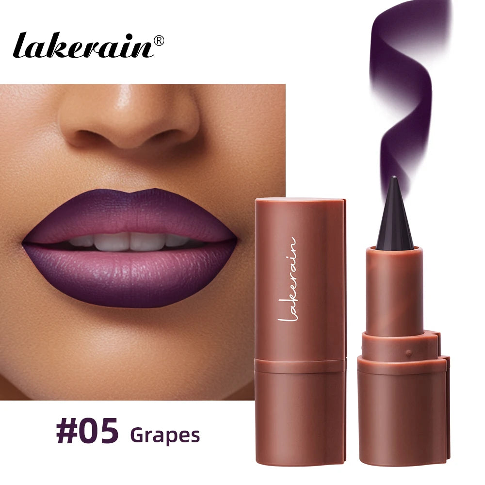 Matita Contorno Labbra Lakerain – Effetto Velvet, Opaca e Waterproof