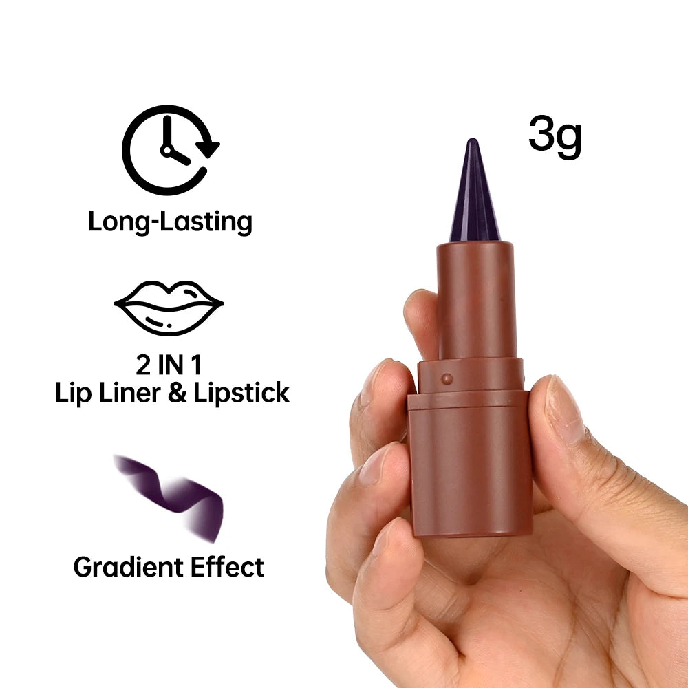 Matita Contorno Labbra Lakerain – Effetto Velvet, Opaca e Waterproof
