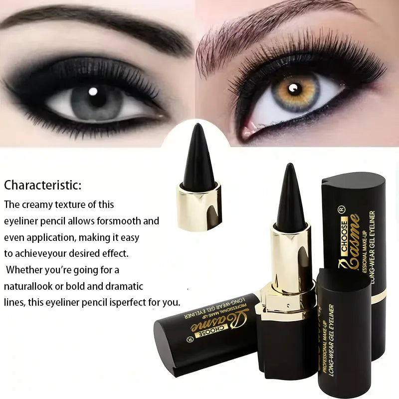 Eyeliner Gel Effetto Cremoso – Nero Intenso, Lunga Tenuta e Waterproof
