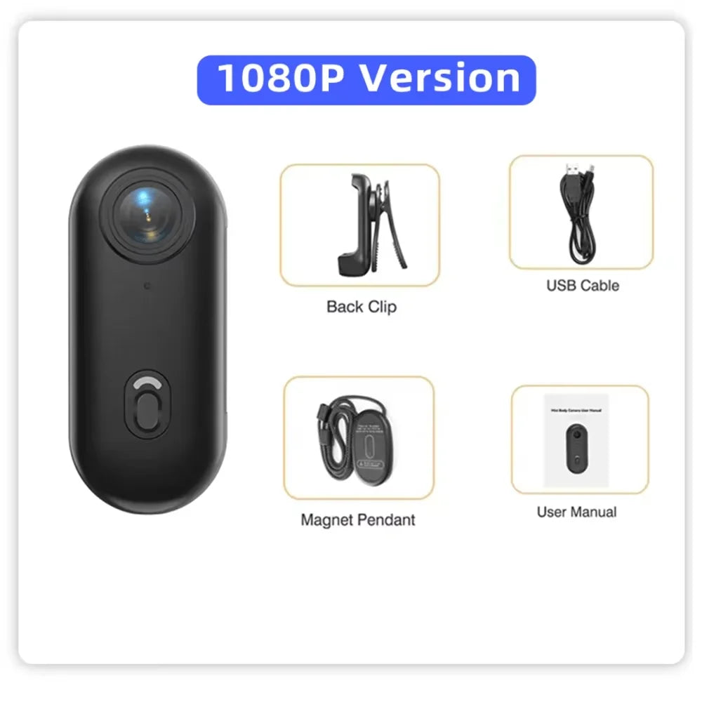 4K Magnetic and Waterproof Sports Mini Camera