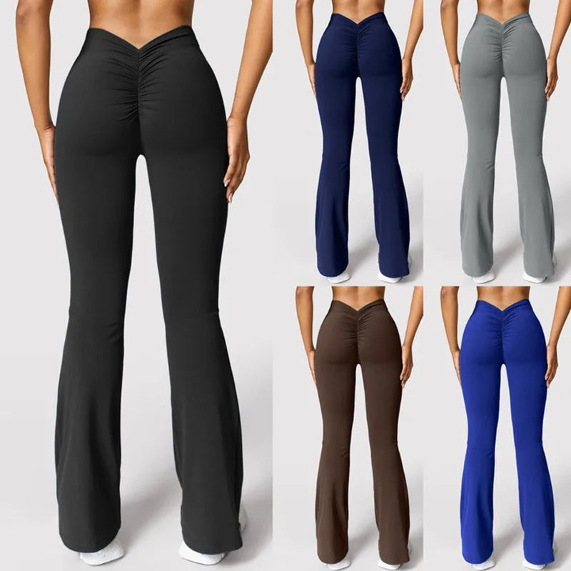 Leggings Sportivi Push-Up a Vita Alta – Effetto Modellante