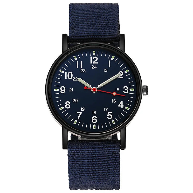 Orologio Uomo Casual Cinturino in Nylon – Resistente agli Spruzzi