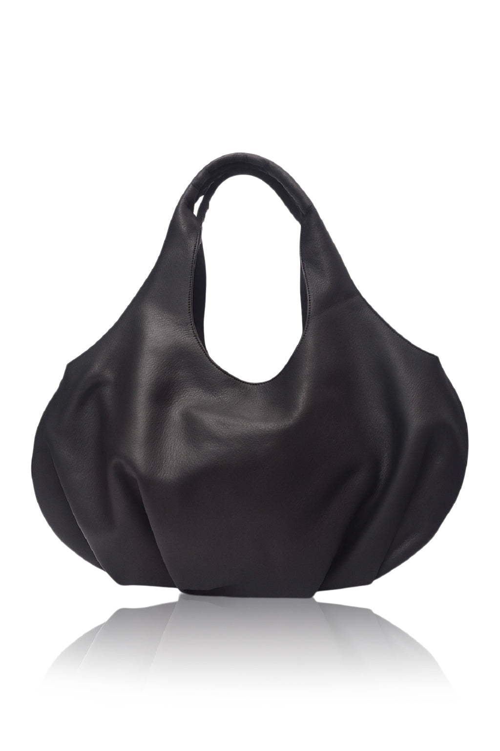 Borsa Tote Velara in Pelle Morbida Effetto Slouchy