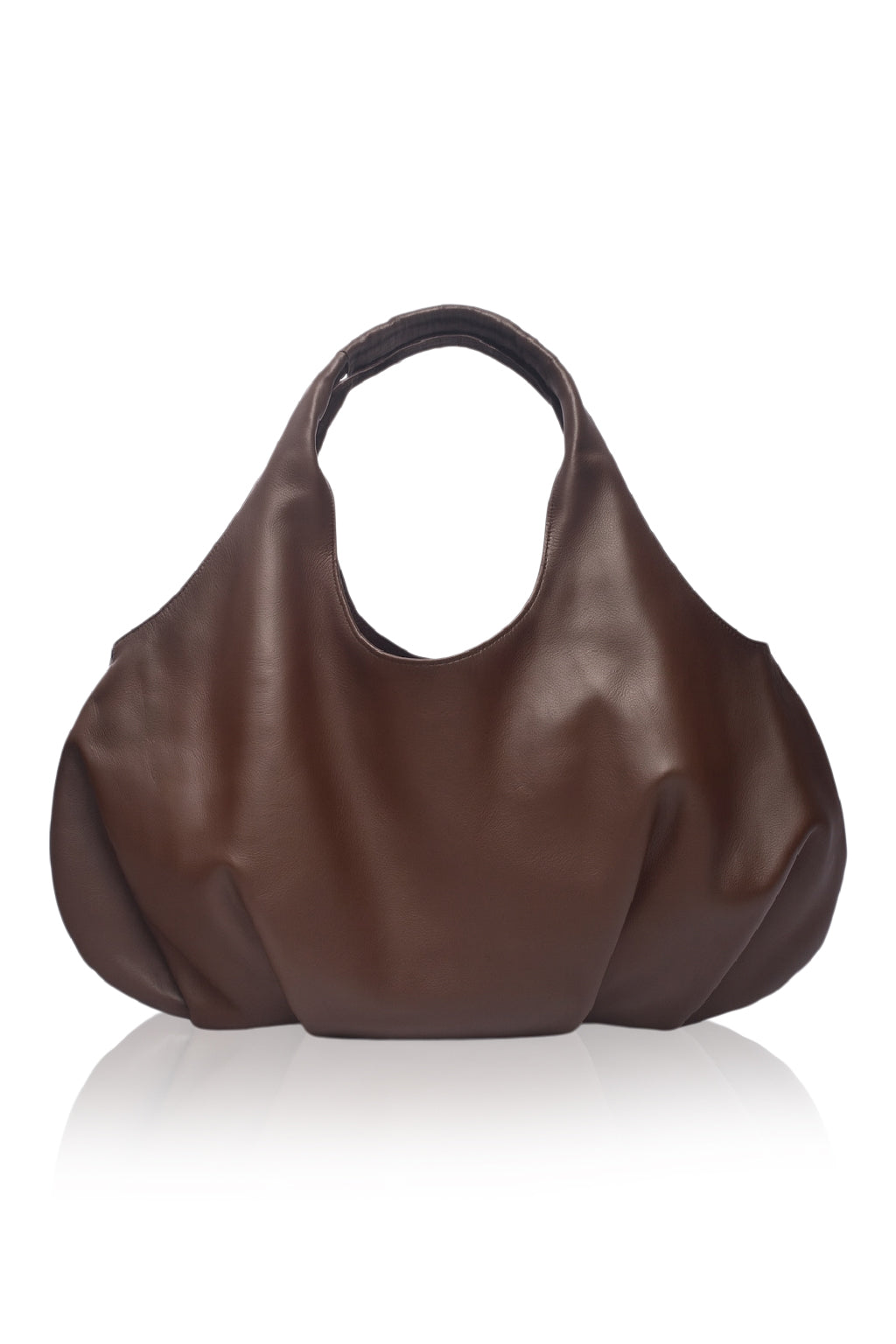 Borsa Tote Velara in Pelle Morbida Effetto Slouchy