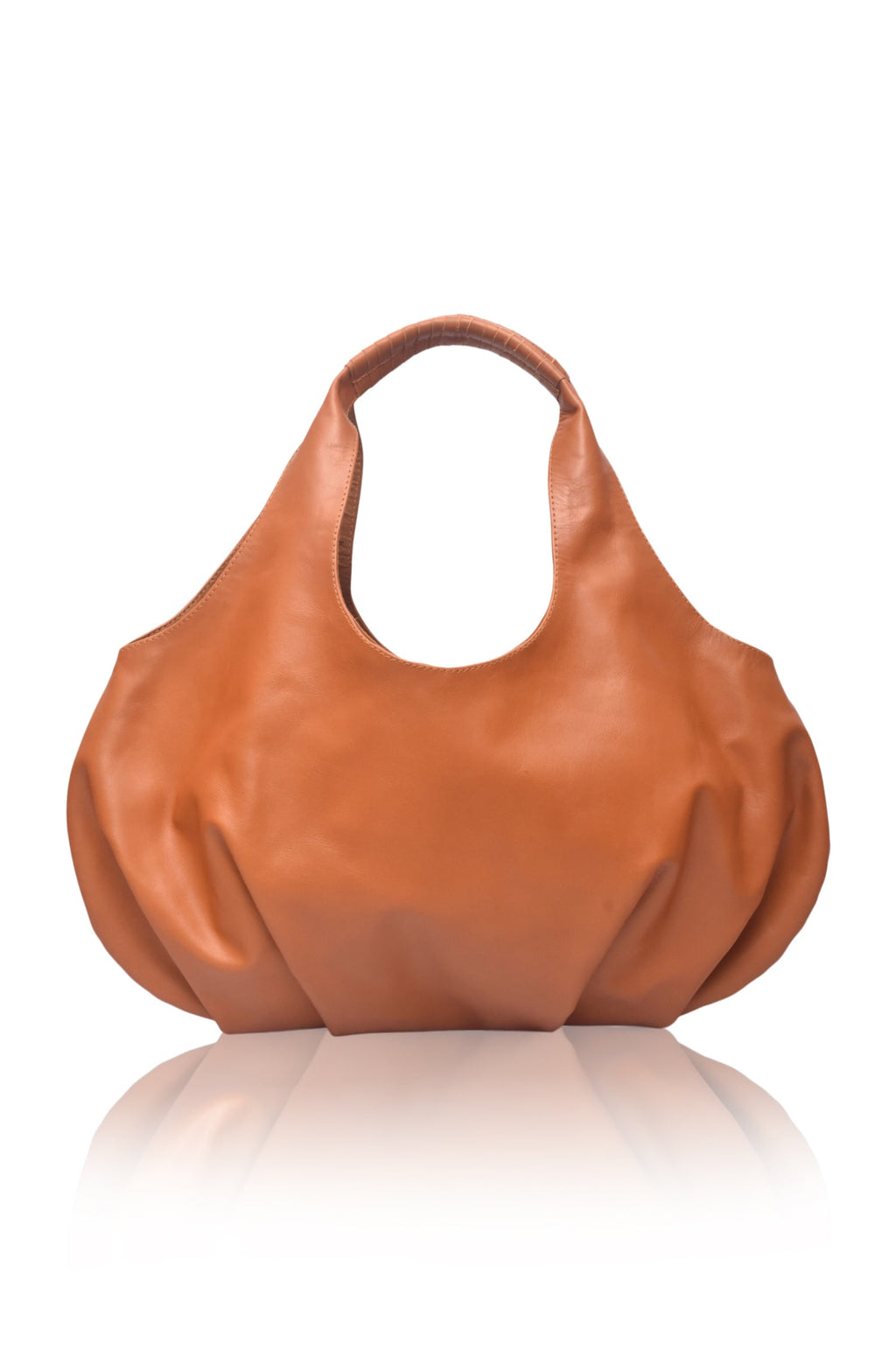 Borsa Tote Velara in Pelle Morbida Effetto Slouchy