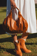Velara Small Slouchy Leather Tote-0
