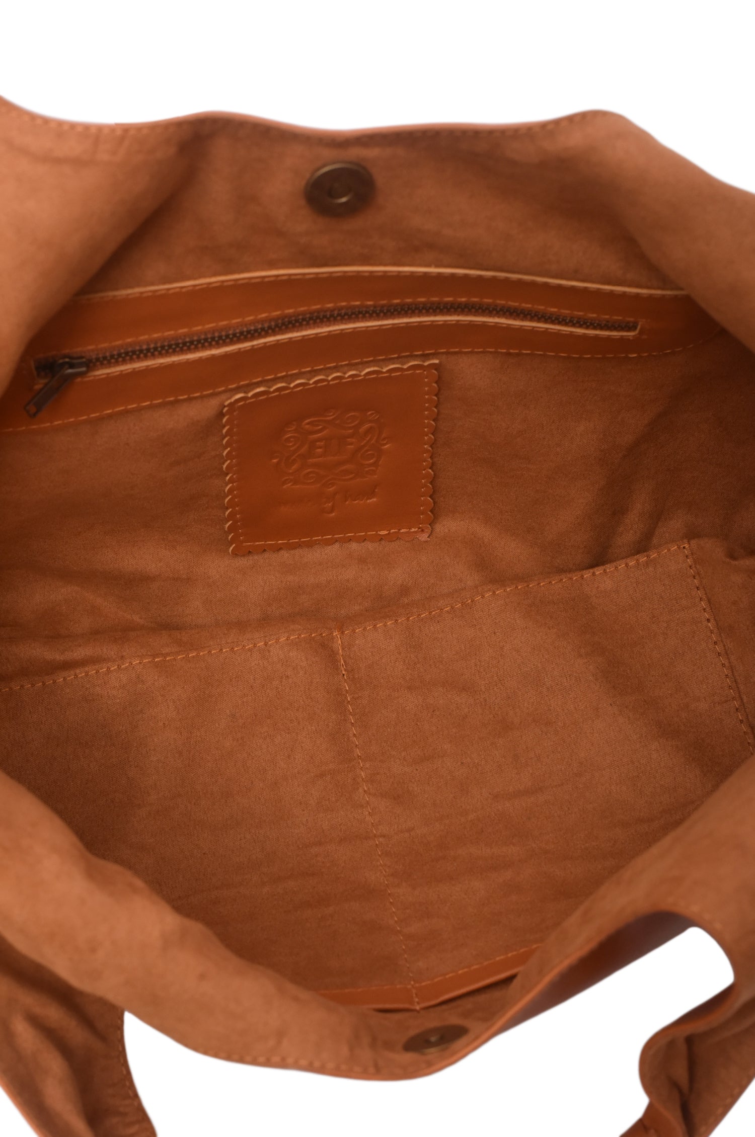 Borsa Tote Velara in Pelle Morbida Effetto Slouchy